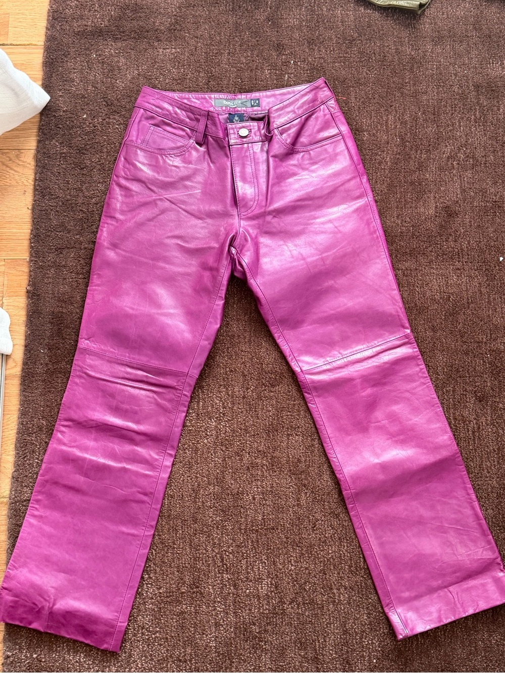 Women’s GAP Magenta Leather Pants